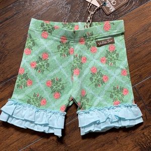 Matilda Jane Going Green Shorts Size 4 Floral NWT